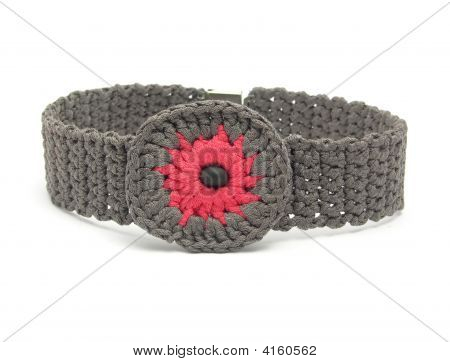 Handworked háčkované límec