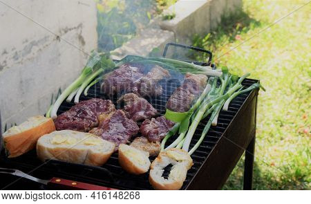Home Roast With Beef Scallions Bread And Butter