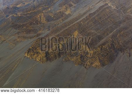 Closeup On Coper Mountain In Tibet. China