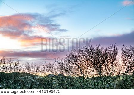 Stunning Clouds Above Peatbog In County Donegal - Ireland