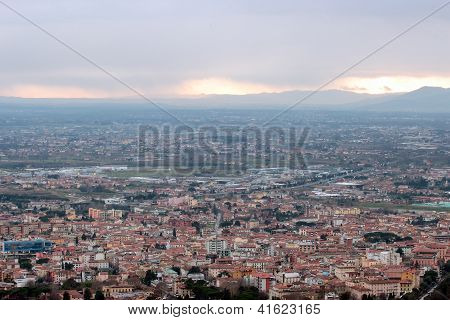 Montecatini Terme, toskánské lázeňské město, Itálie