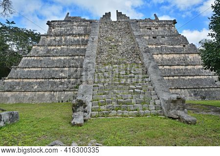 The Grave Of The Priest
Mayan Archeological Site Of Chichen Itza, Yucatan, Mexico.