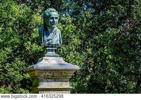 St. Peter's Island, Bern Canton, Switzerland. Jean-jacques Rousseau 1712 - 1778 . Geneva Philosopher