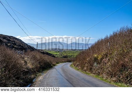 The Road To Rossbeg In County Donegal During Winter - Ireland
