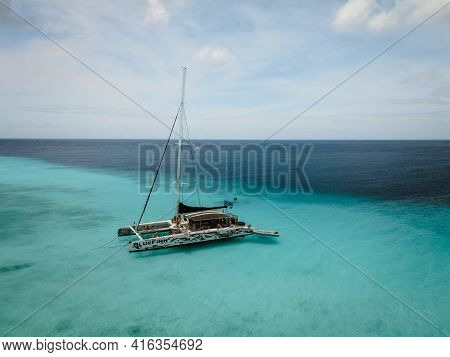 Small Curacao March 2021, Island Famous For Day Trips And Snorkeling Tours On The White Beaches And 