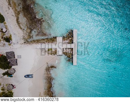 Small Curacao Island Famous For Day Trips And Snorkeling Tours On The White Beaches And Blue Clear O