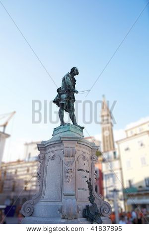 Giuseppe Tartini Monument, Piran