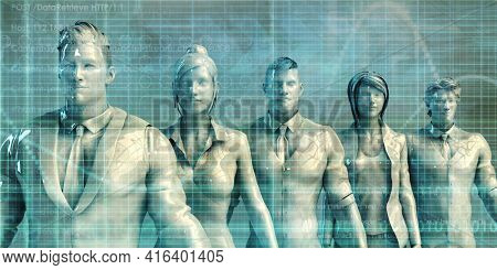 Competitive Advantage as a Core Business Concept 3d Render