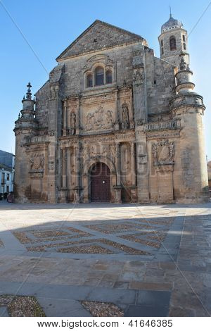 La chapelle du Sauveur sur la place de Molina de Vazquez à Ubeda, Espagne