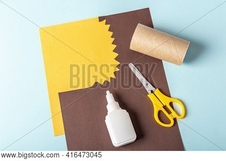 Diy And Kids Creativity. Step By Step Instruction: How To Make Hedgehog From Toilet Roll Tube. Step1