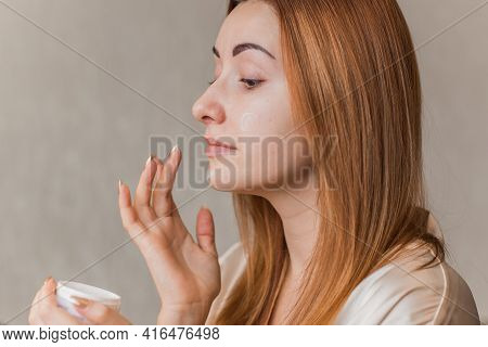 Problem Skin Prone To Rashes And Acne, Acne Scars, Concept Of Healthy Skin, Dermatology And Cosmetol