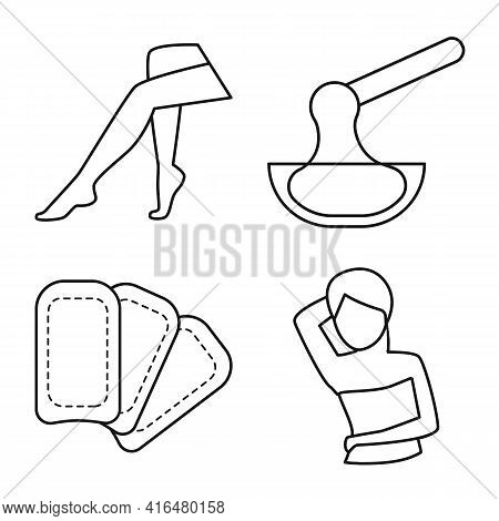 Vector Design Of Shaving And Hygiene Icon. Collection Of Shaving And Accessories Vector Icon For Sto