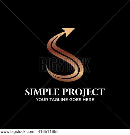 Letter S Logo Vector Stock. Arrow Abstract Design Concept. Can Be Used As A Symbol Related To Initia