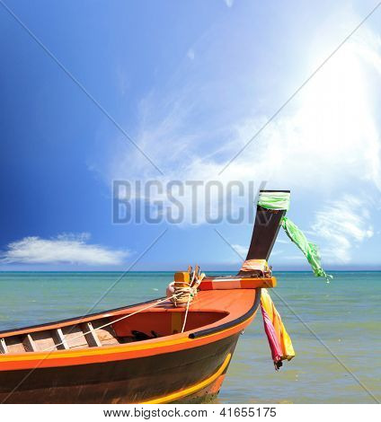 เรือหางยาวยาวหางเรือในจังหวัดภูเก็ต