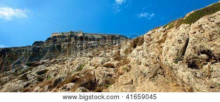 Gramvousa fort.  Panorama