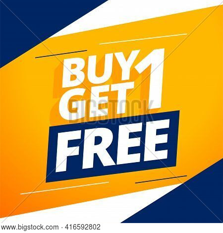 Modern Buy One Get One Free Bogo Sale Background