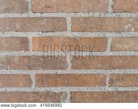 View Of A Real Brick Wall Texture.