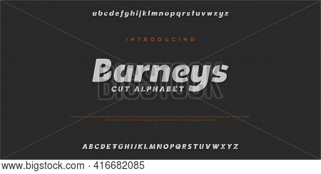 Sport Modern Italic Alphabet Font. Typography Urban Style Fonts For Technology, Digital, Movie Logo 