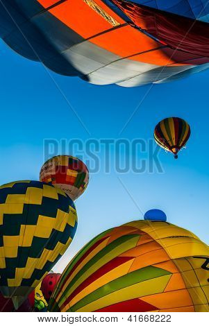 CHAMBLEY, Francia - 4 agosto: Mondial hot Air Ballon reunion in Lorena 4 agosto 2006, in Chambley