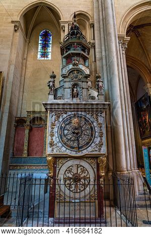 Saint Jean Cathedral, Cathedrale Saint-jean-baptiste In Lyon, France In Europe