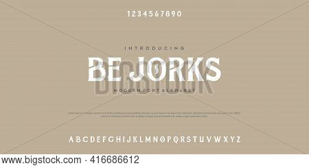 Elegant Alphabet Letters Font With Number. Classic Copper Lettering Minimal Fashion Designs. Upperca