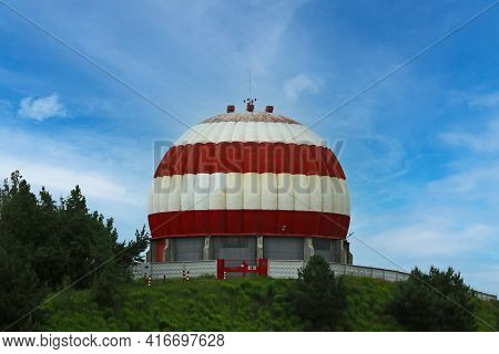 A Beautiful Small Architectural Building In The Form Of A Dome