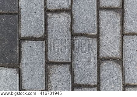 Brick Tile Texture Large Rectangles. Quality Photo