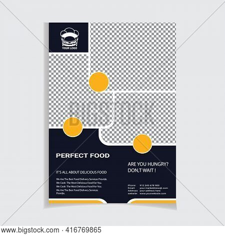 Perfect Fast Food Restaurant Flyer Template Design