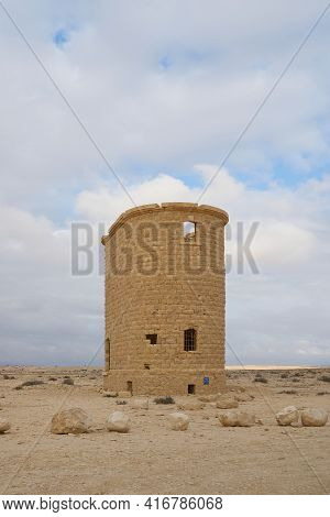 The Ruins Of A Turkish Railway Station In The Negev Desert In Israel Built More Than A Hundred Years