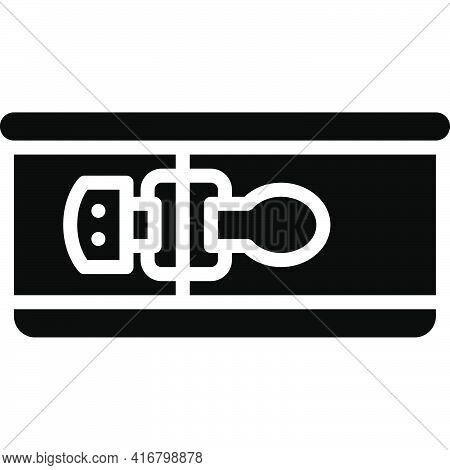 Springform Pan Icon, Bakery And Baking Related Vector Illustration