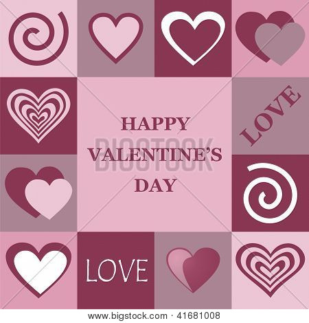 Happy Valentinsdag lykønskningskort