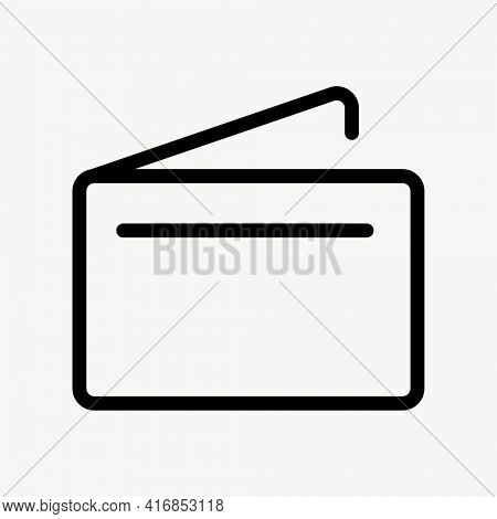 Digital wallet e-commerce minimal icon