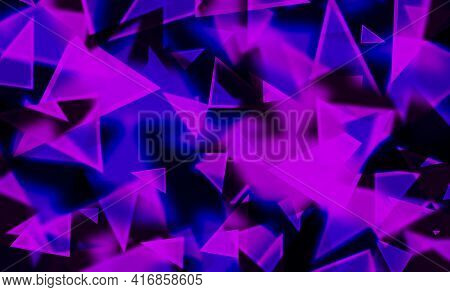 Abstract Colorful Bokeh Glass Shards For Background - Dreamy Background
