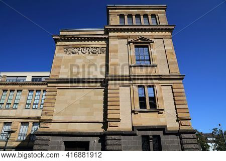 Krefeld City In Germany. Art Museum (kunstmuseen Krefeld).