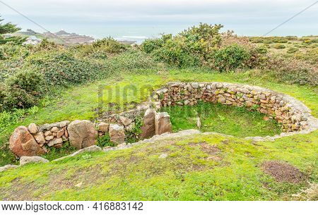 Remains Of La Sergente Neolitic Tomb, Bailiwick Of Jersey, Channel Islands