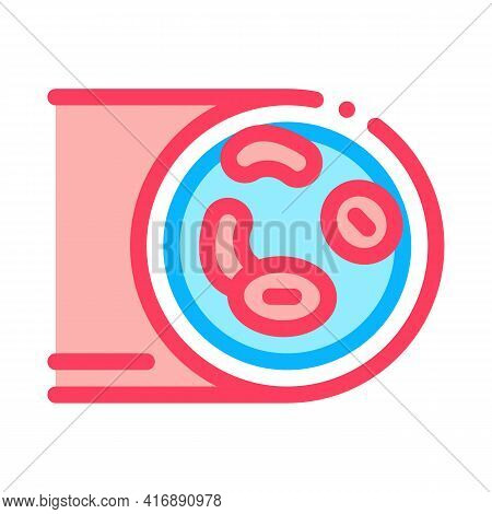 Healthy Artery Color Icon Vector. Healthy Artery Sign. Isolated Symbol Illustration