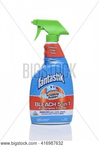 IRVINE, CA - SEPTEMBER 22, 2017: Fantastik All Purpose Cleaner. From the S. C. Johnson Company, makers of household cleaning supplies and other consumer chemicals.