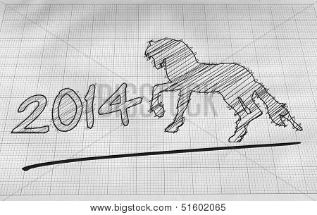 Year of horse draw 2014