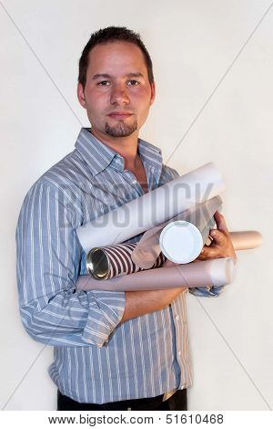 Man with plans