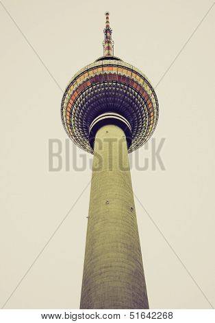 Tv Tower, Berlin Retro Look