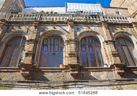 De Franchi Palace. Pisticci. Basilicata. Southern Italy.