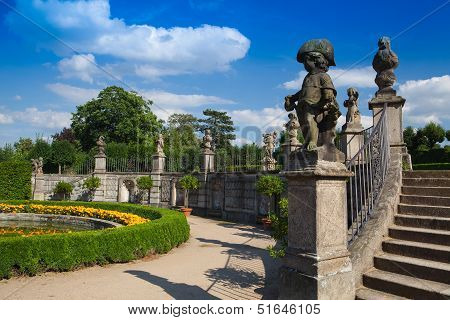Garden Park In Dobris