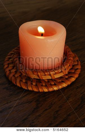 Candela su legno