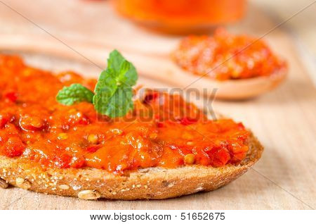 Ajvar On The Bread