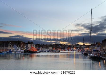 Weymouth Quay During Autumn Nights