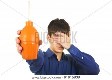 Teenager With Enema