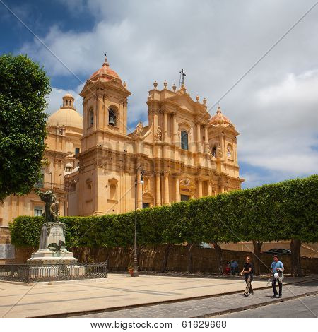 Castel Duomo - Renovated Baroque Cathedral In Old Town Noto, Sicily, Italy