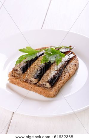 Sprats Sandwiches