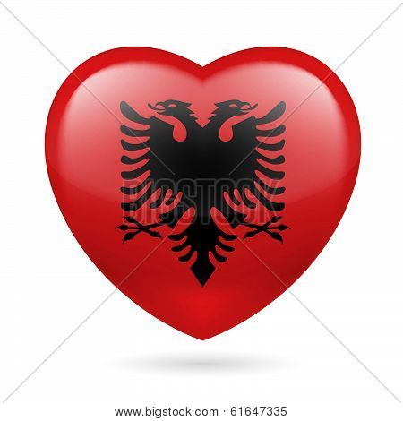 Heart icon of Albania