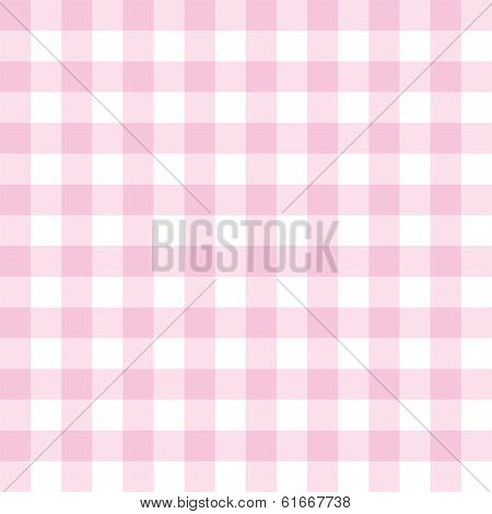 Seamless traditional pink vector background - checkered pattern or grid texture